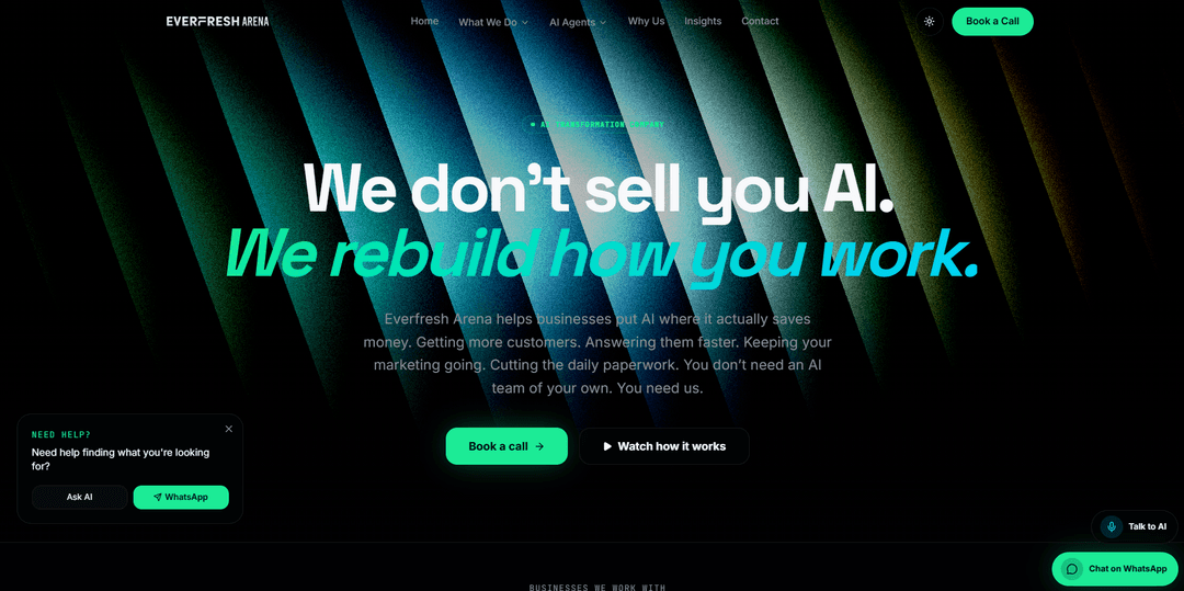 EverFresh Arena AI – AI Agents Marketplace